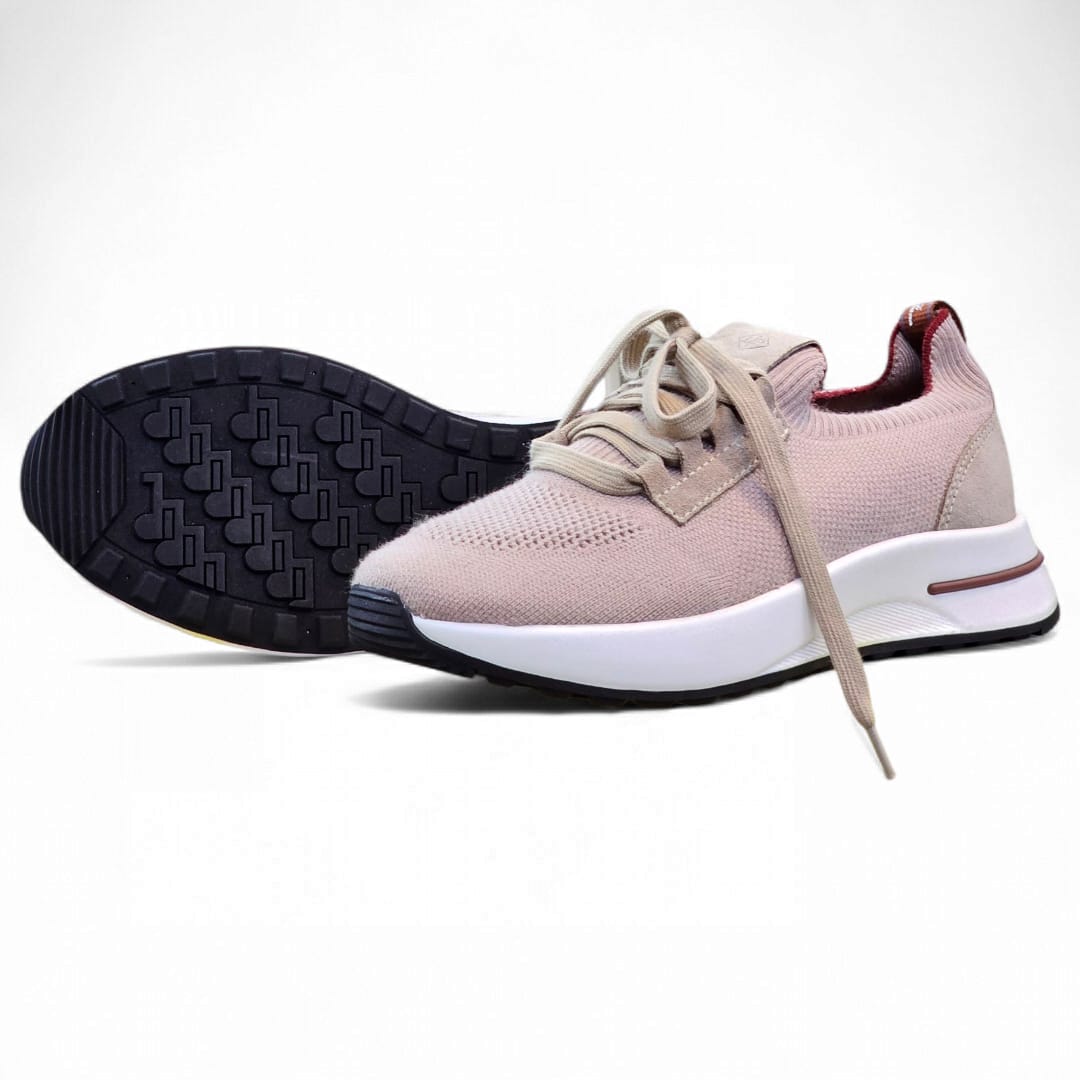 BASKET FLUENT FLEX EN DAIM, BLEU CIEL