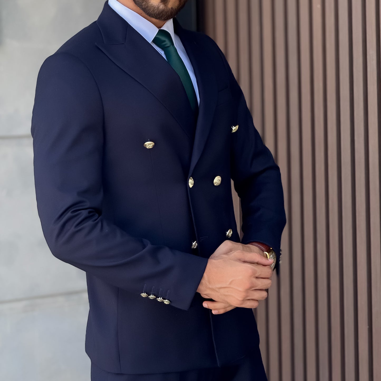 Costume Homme Élégant 2 Pièces – Veste & Pantalon – Coupe Slim pour Mariage, Bureau ou Cérémonie