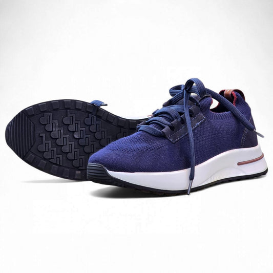 BASKET FLUENT FLEX EN DAIM, BLEU CIEL