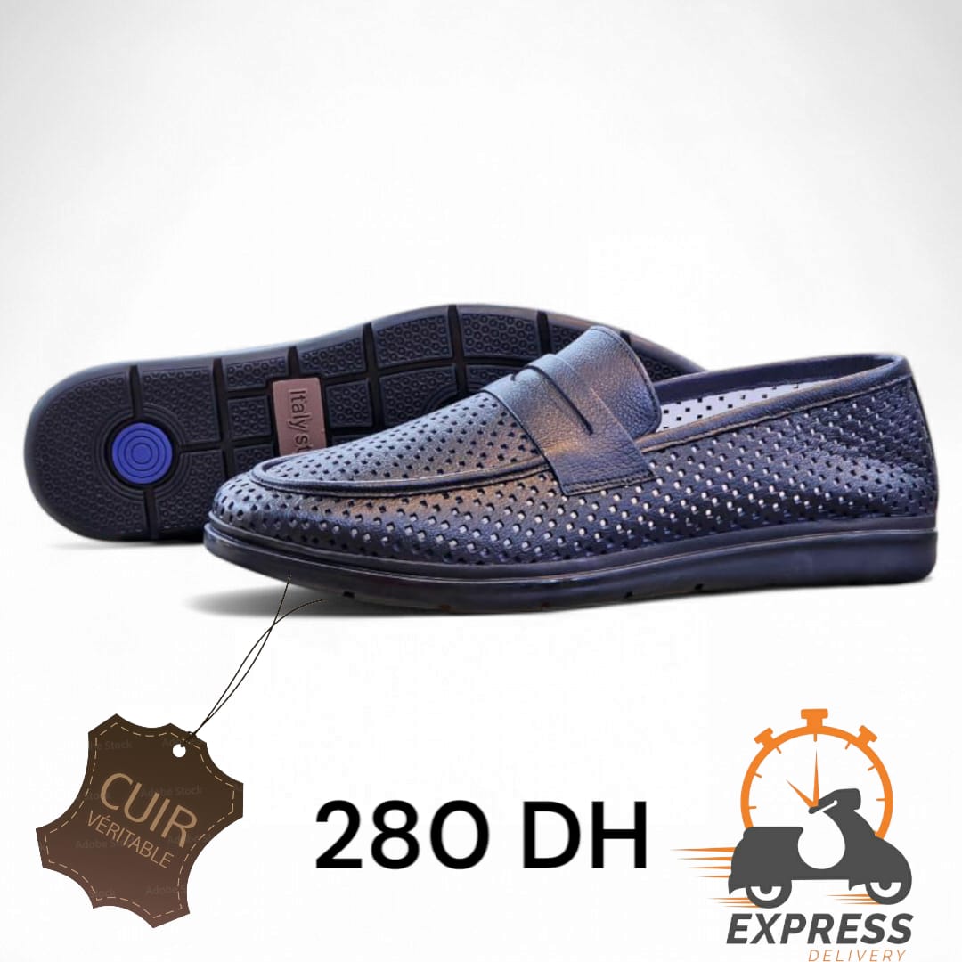 MOCASSIN ILMAR En Cuir Marron