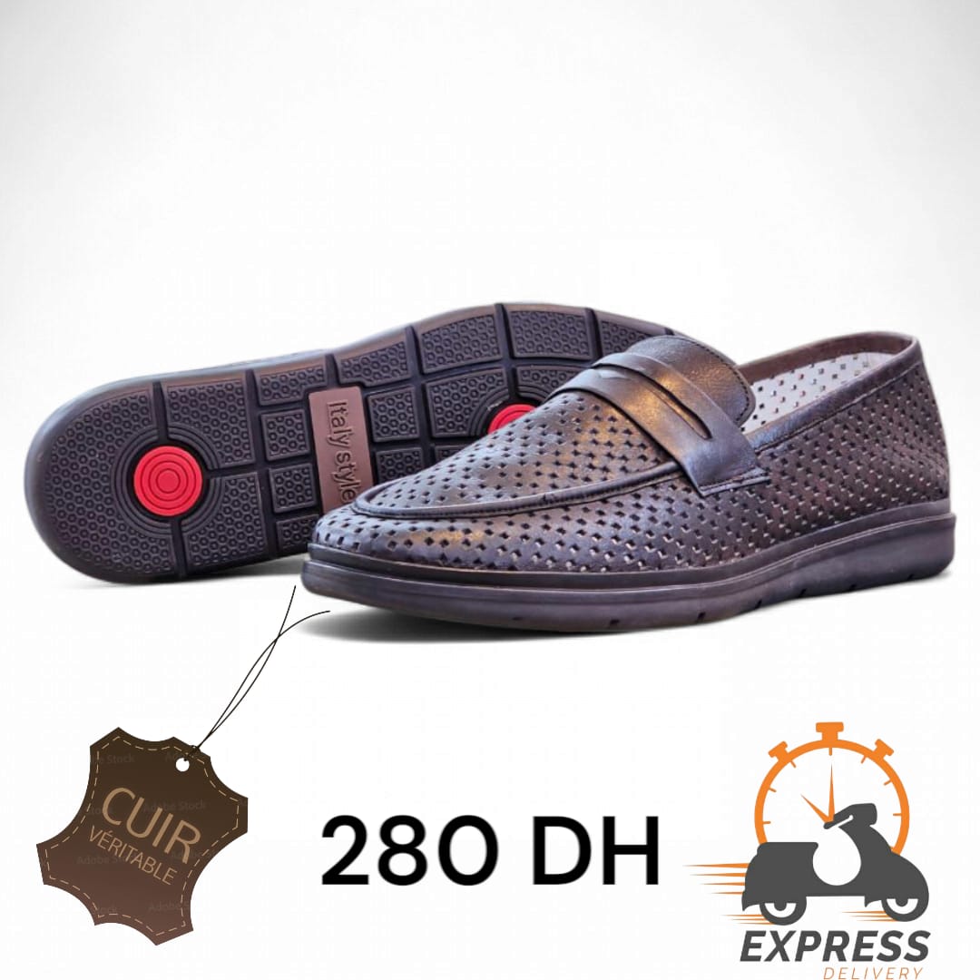 MOCASSIN ILMAR En Cuir Marron